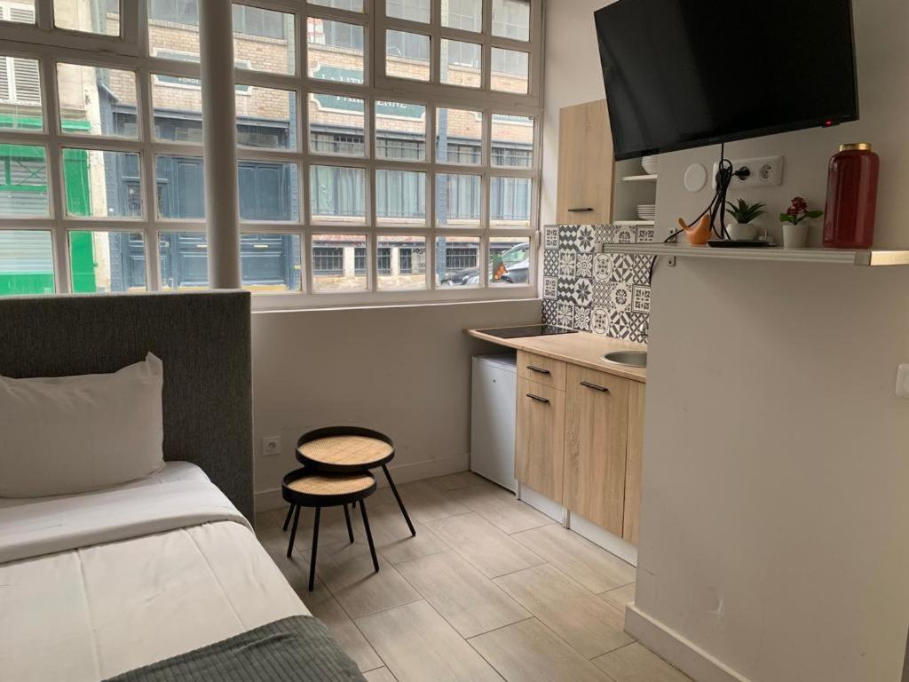 Bright Charming Modern Studio By Dreamy Canal Paris Exterior photo